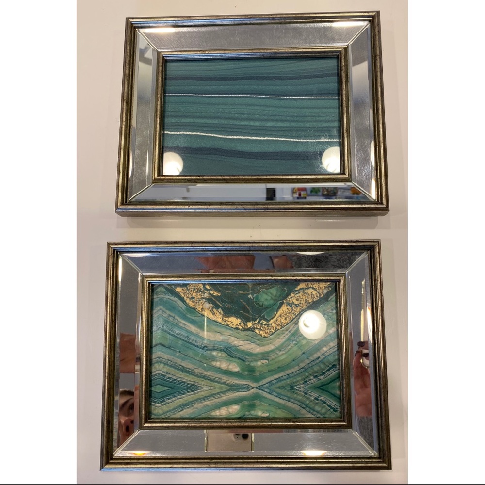 Mirrored photo frames. Set of 2.